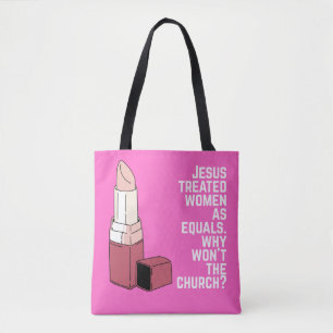 Equal in His Eyes – Christian Message Tote Bag