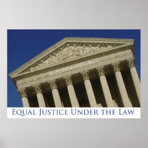 Equal Justice Under the Law Poster