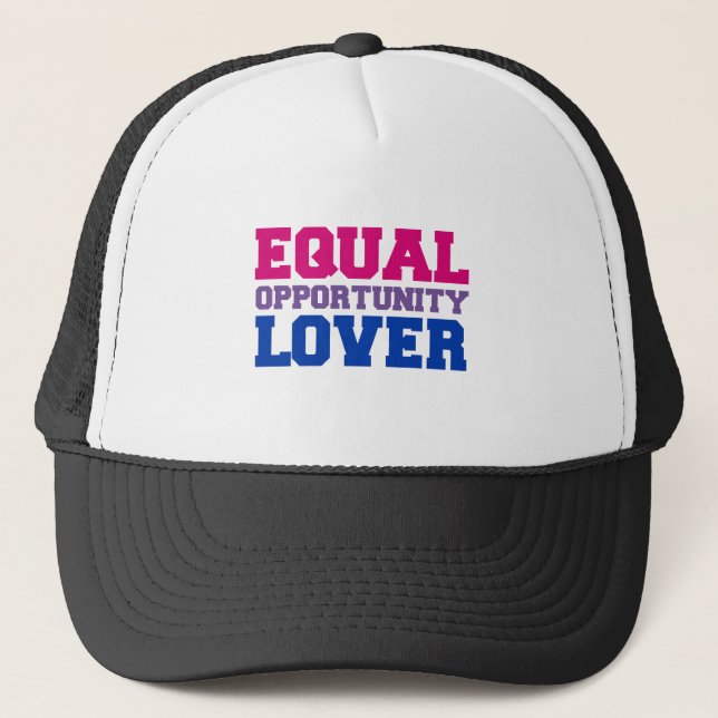 Equal Opportunity Lover Trucker Hat (Front)