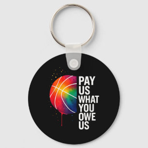 Equal Pay Basketball For Women Athletes Key Ring