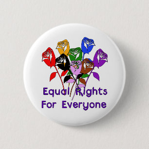 Equal Rights 6 Cm Round Badge