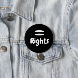 Equal Rights 7.5 Cm Round Badge