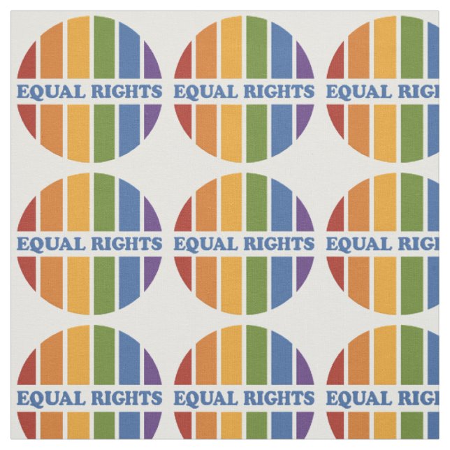 Equal Rights custom fabric (Swatch)