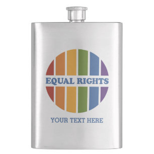 Equal Rights custom flask