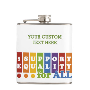 Equal Rights custom flask