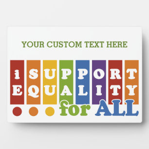 Equal Rights custom plaque