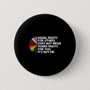 Equal Rights For Others Does Not Mean Fewer Rights 6 Cm Round Badge