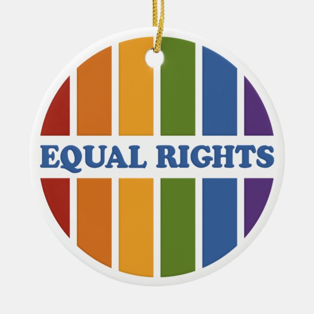 Equal Rights ornaments (Front)