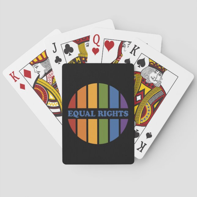Equal Rights playing cards (Back)