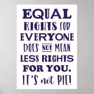 EQUAL RIGHTS... POSTER