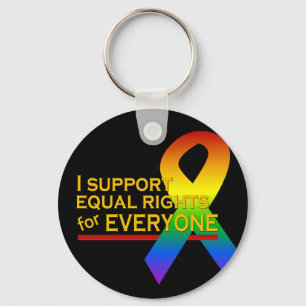 Equal Rights Supporter key chain