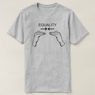 Equal Sign Language Human Equality T-Shirt