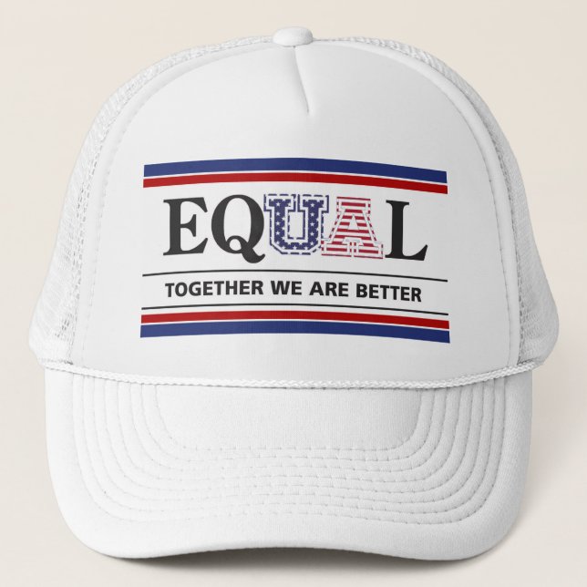 Equal UA Hat - Together we are better (Front)