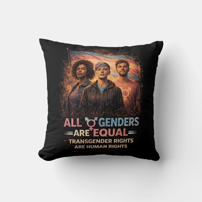 Equal Under Every Flag Cushion (Front)