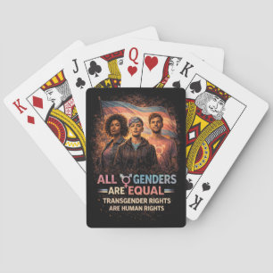 Equal Under Every Flag Playing Cards