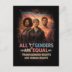 Equal Under Every Flag Postcard