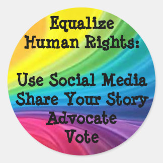 Equalise Human Rights Sticker
