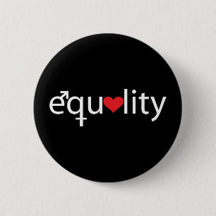 Equality 6 Cm Round Badge