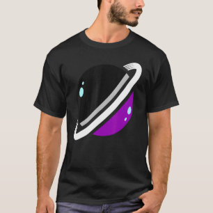 Equality Asexuality Saturn Ace Pride Lgbt Queer As T-Shirt