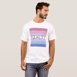 EQUALITY Bigender Flag T-Shirt