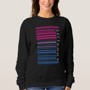 Equality Bisexual Flag Bisexual Flag Equality Pri Sweatshirt