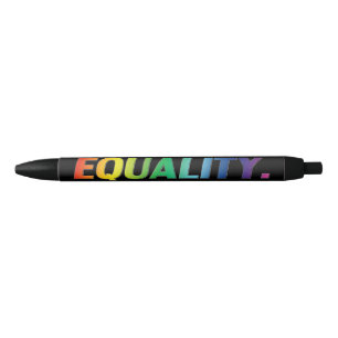 "equality" Black pride lgbtq rainbow colours - Ink Pen