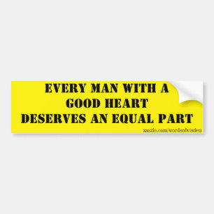 Equality Bumper Sticker