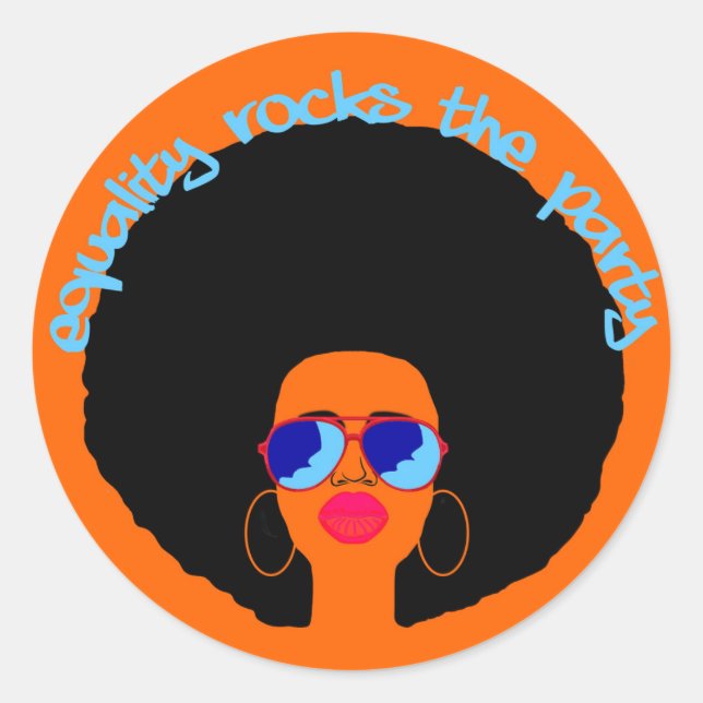 Equality Classic Round Sticker (Front)