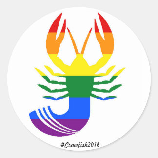 Equality Crawfish Classic Round Sticker