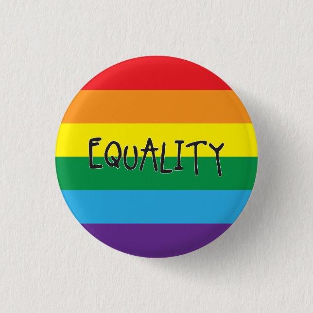 Equality for all 3 cm round badge (Front)