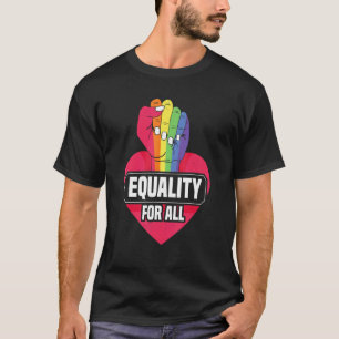 Equality For All Bisexual Lesbian Gay Pride Love R T-Shirt