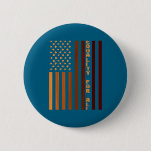 Equality For All Black History Month Women Men Pri 6 Cm Round Badge