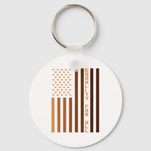 Equality For All Black History Month Women Men Pri Key Ring
