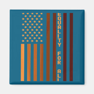 Equality For All Black History Month Women Men Pri Magnet