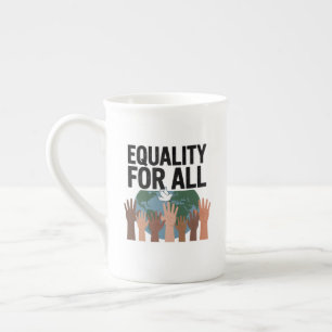 Equality For All – Human Rights Day 2025 Bone China Mug