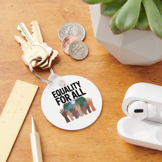 Equality For All – Human Rights Day 2025 Key Ring (Desk)