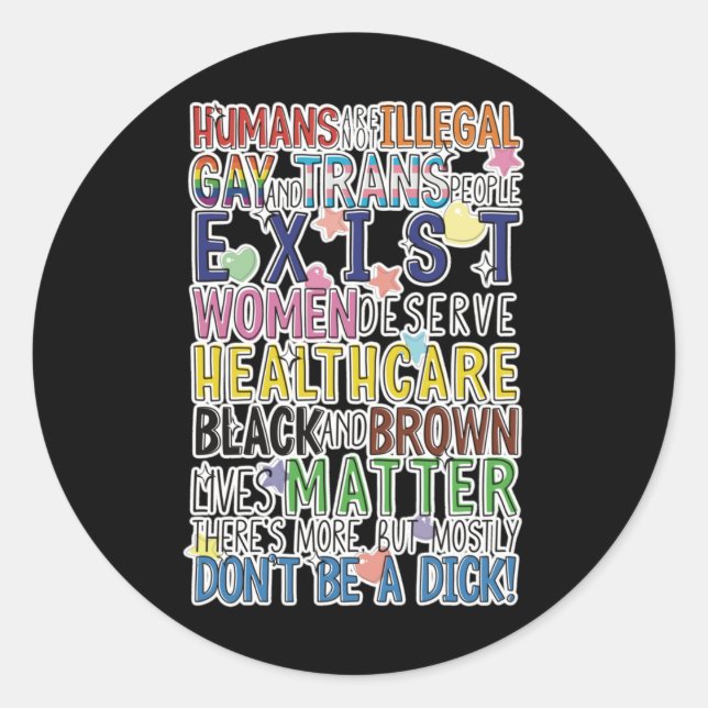 Equality For All - Much Love Sticker  (Front)