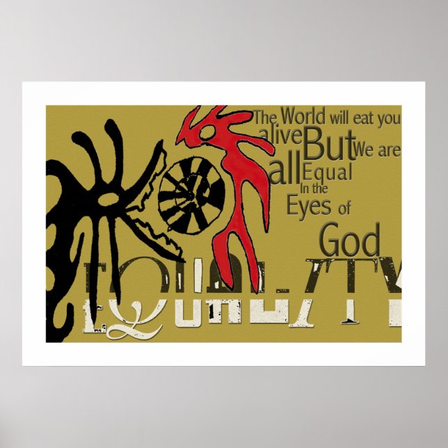 Equality Graphic DesignPoster Poster (Front)