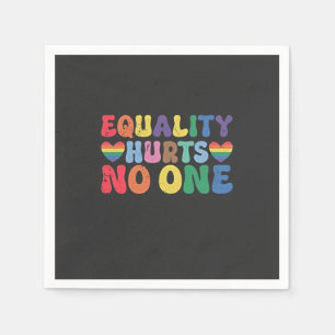 Equality Hurts No One LGBT Human Right Napkin