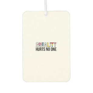 Equality Hurts No One Vintage Pride Shirt Design_1 Car Air Freshener