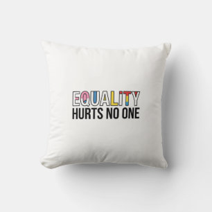 Equality Hurts No One Vintage Pride Shirt Design_1 Cushion