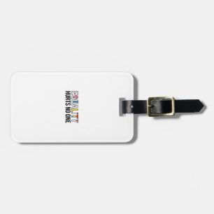 Equality Hurts No One Vintage Pride Shirt Design_1 Luggage Tag