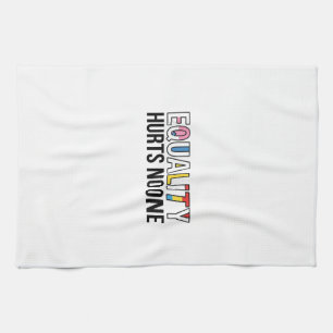 Equality Hurts No One Vintage Pride Shirt Design_1 Tea Towel