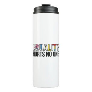 Equality Hurts No One Vintage Pride Shirt Design_1 Thermal Tumbler