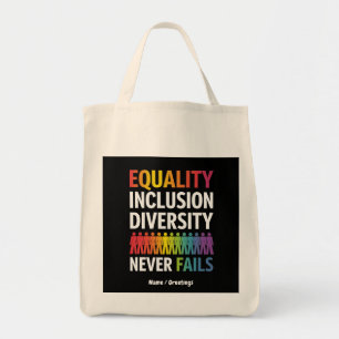 Equality Inclusion Diversity Equity Love Wins Tote Bag
