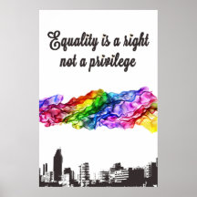 Equality is a Right, Not a Privilege