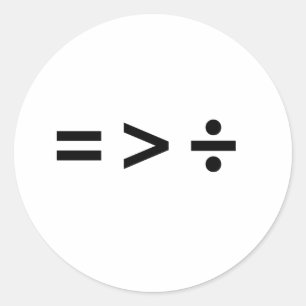 EQUALITY IS GREATER THAN DI CLASSIC ROUND STICKER