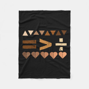 Equality Is Greater Than Division Black History Mo Fleece Blanket