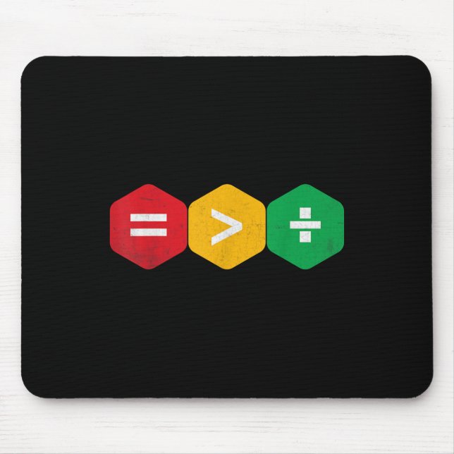 Equality Is Greater Than Division Juneteenth Afro  Mouse Pad (Front)