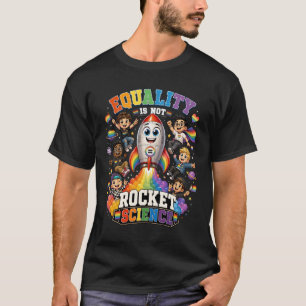 Equality Is Not Rocket Science LGBT Pride Gay Ally T-Shirt